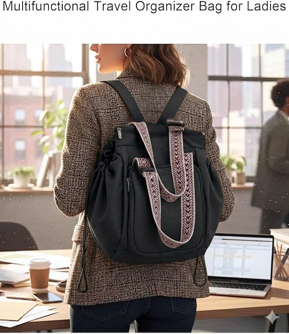 Multi-Functional Luxury Travel & Diaper Tote