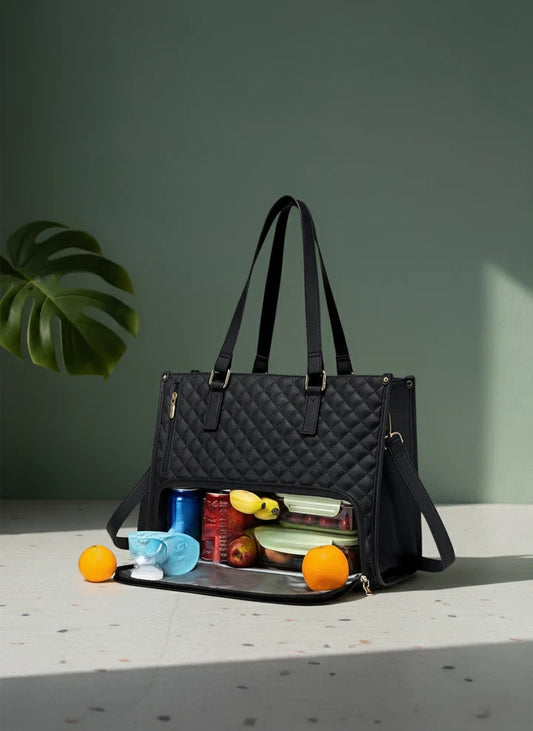 ZYVAIRA Executive Quilted Tote